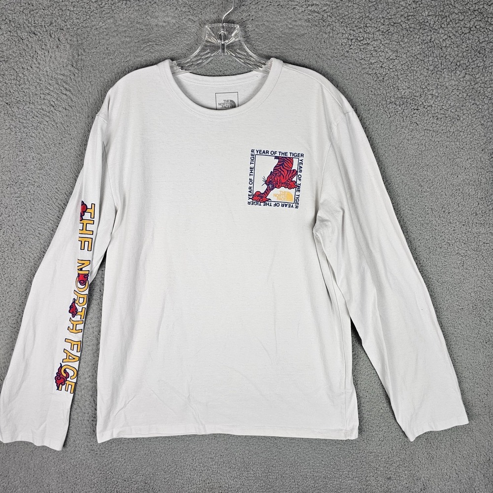 The North Face Year of The Tiger Tee Shirt Mens Large Graphic Long Sleeve 755185